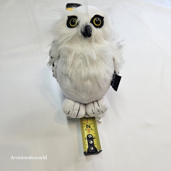 Harry Potter Owl Plush Hedwig Snow Owl 7" Stuffed Animal Good Condition - Picture 2 of 16